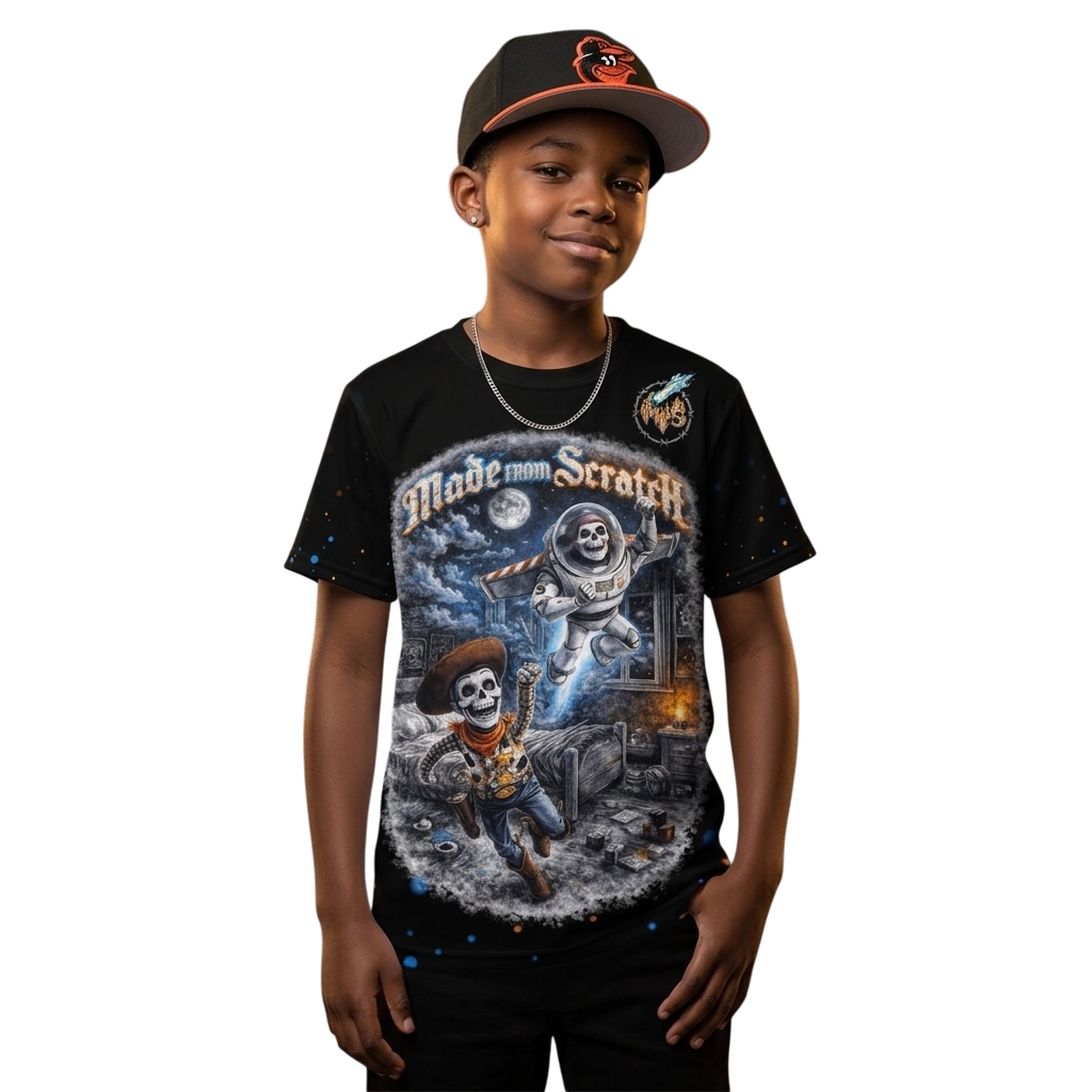 2 infinity Tee Kids Tee - Black